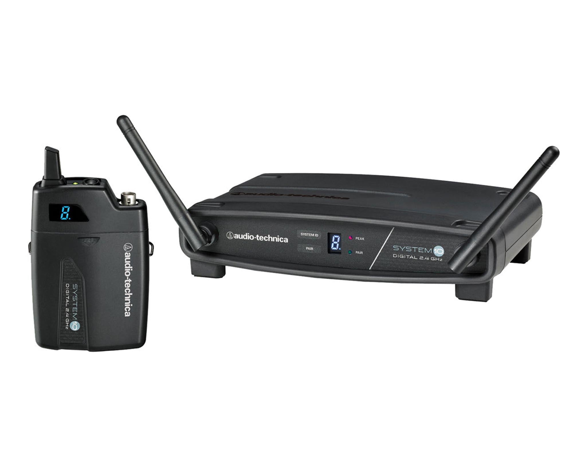 AUDATW1101 - Audio Technica ATW 1101 System 10 2.4GHz Digi Bodypack Wireless Syst EXC Mic Image 1