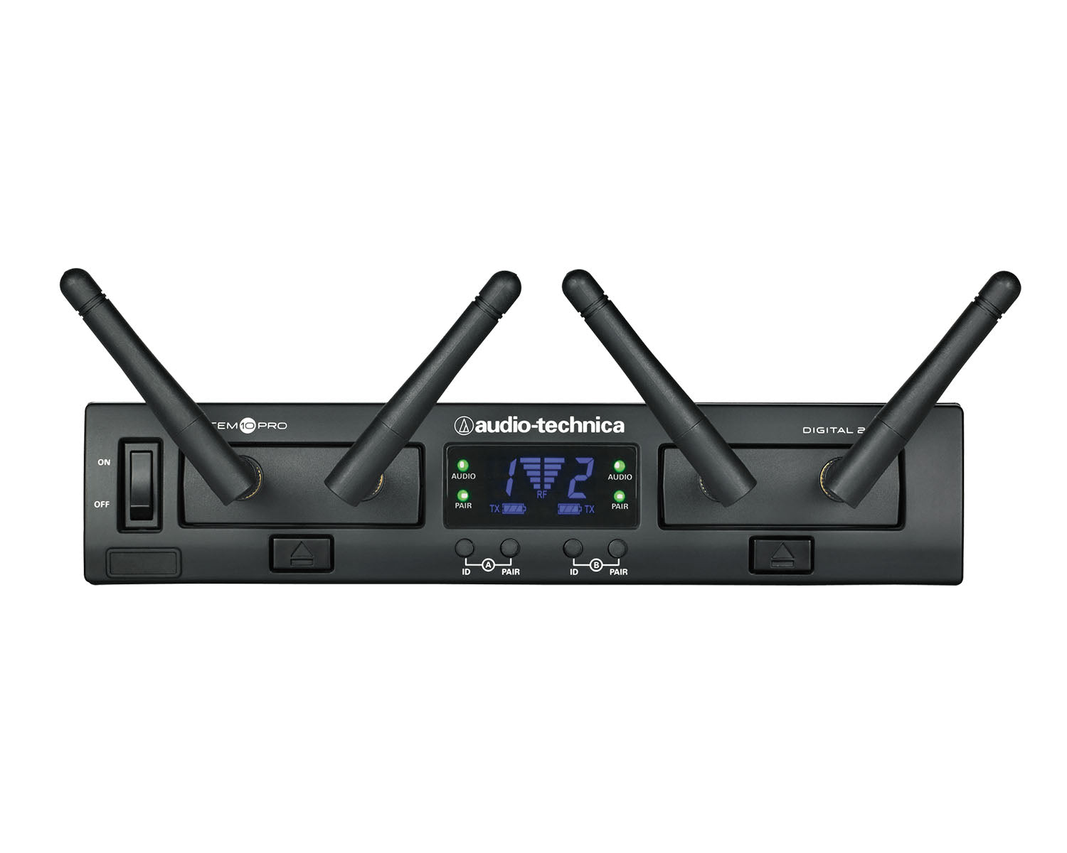 AUDATWR1320 - Audio Technica ATW R1320 System 10 PRO DUAL Channel Receiver inc 2xATWRU13 Image 1