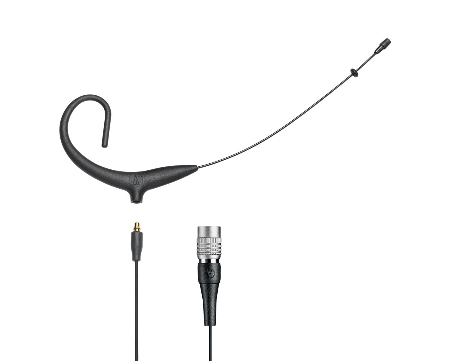 AUDBP892XCW - Audio Technica BP892xcW Submin Omni Earworn Mic Long Boom cW Plug BLACK Image 1