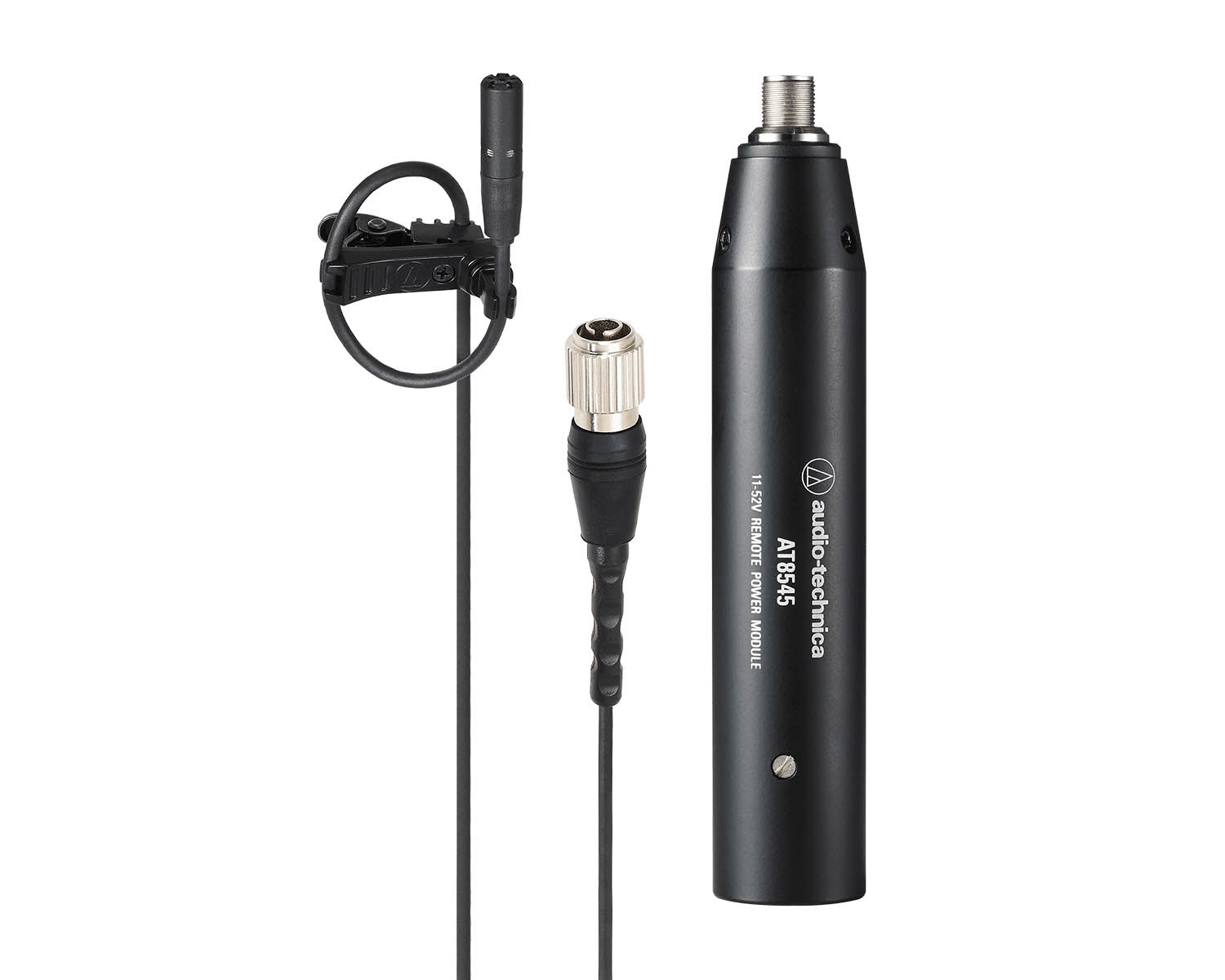 AUDBP898 - Audio Technica BP898 Submini Cardioid Condenser Lavalier Mic w or Power Module Blk Image 1