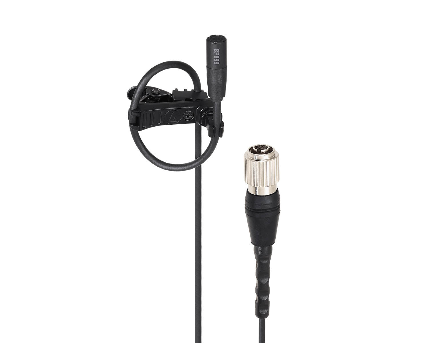 AUDBP899CH - Audio Technica BP899cH Submini Omni Condenser Lavalier Mic cH Plug Black Image 1
