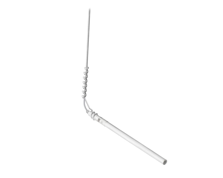 AUDES933WML - Audio Technica ES933WML MicroLine Condenser Hanging Mic XLR Power Module WHITE Image 1