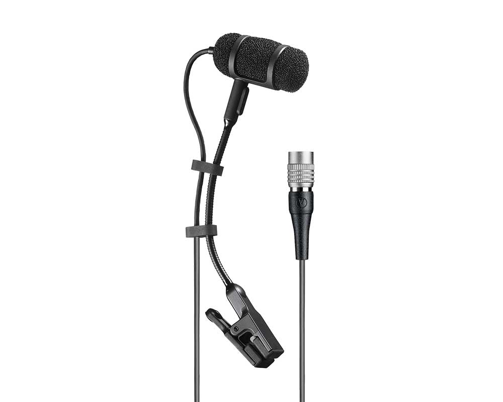 AUDPRO35CW - Audio Technica PRO35cW UniPak Card Cond Clip on Instrument Mic cW 4 Pin Plug Image 1