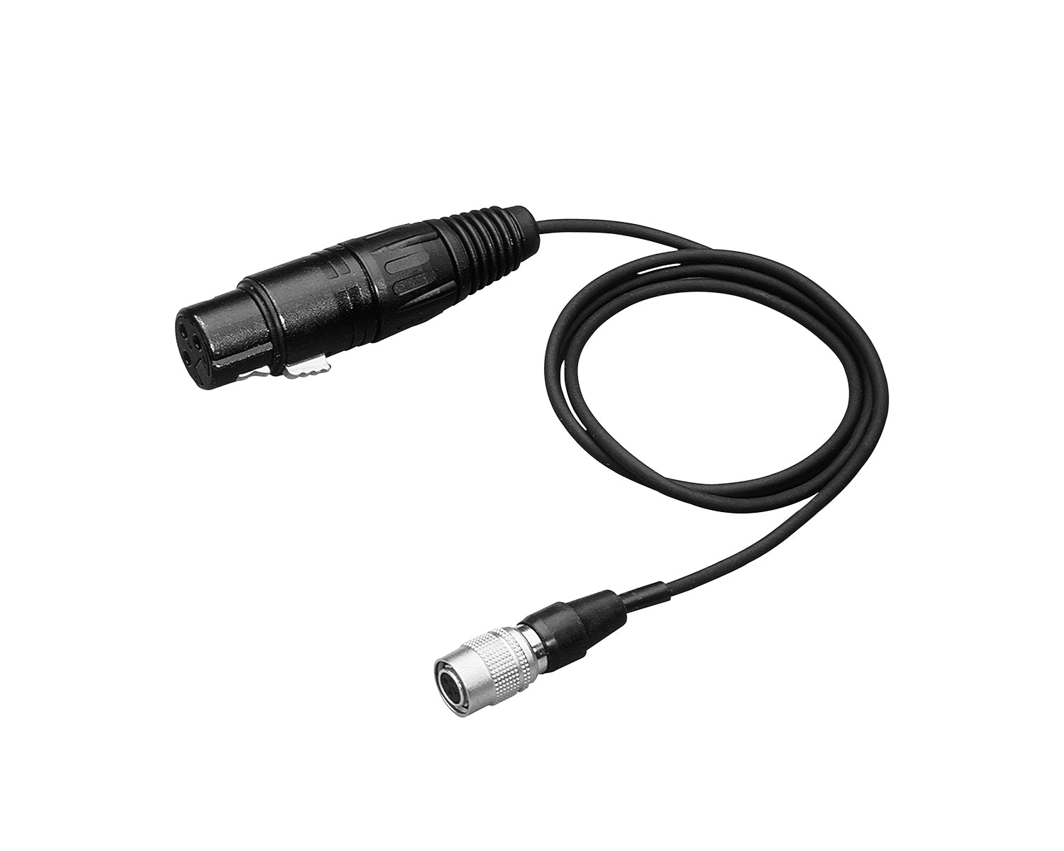 AUDXLRW - Audio Technica XLRW Mic Input Cable for Wireless 3pin XLR to HRS cW 4 Pin Plug Image 1