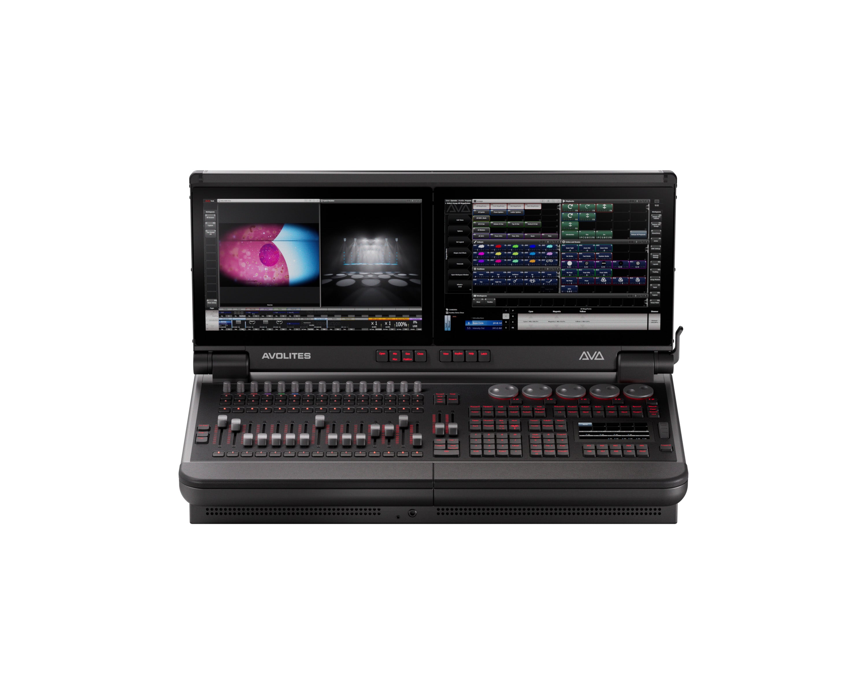 AVOD7215 - Avolites Diamond 7 D7 215 32 Universe Lighting Console 2 Screens 15 Faders Image 1