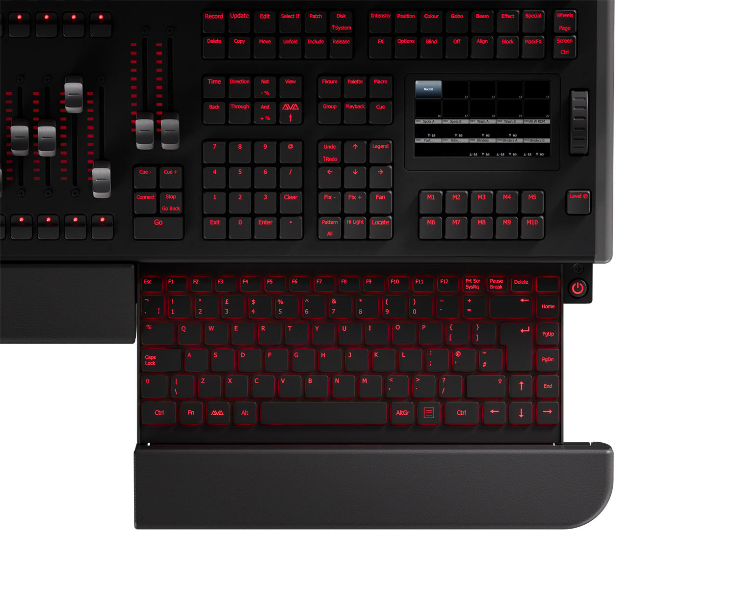 AVOD7215 - Avolites Diamond 7 D7 215 32 Universe Lighting Console 2 Screens 15 Faders Image 3