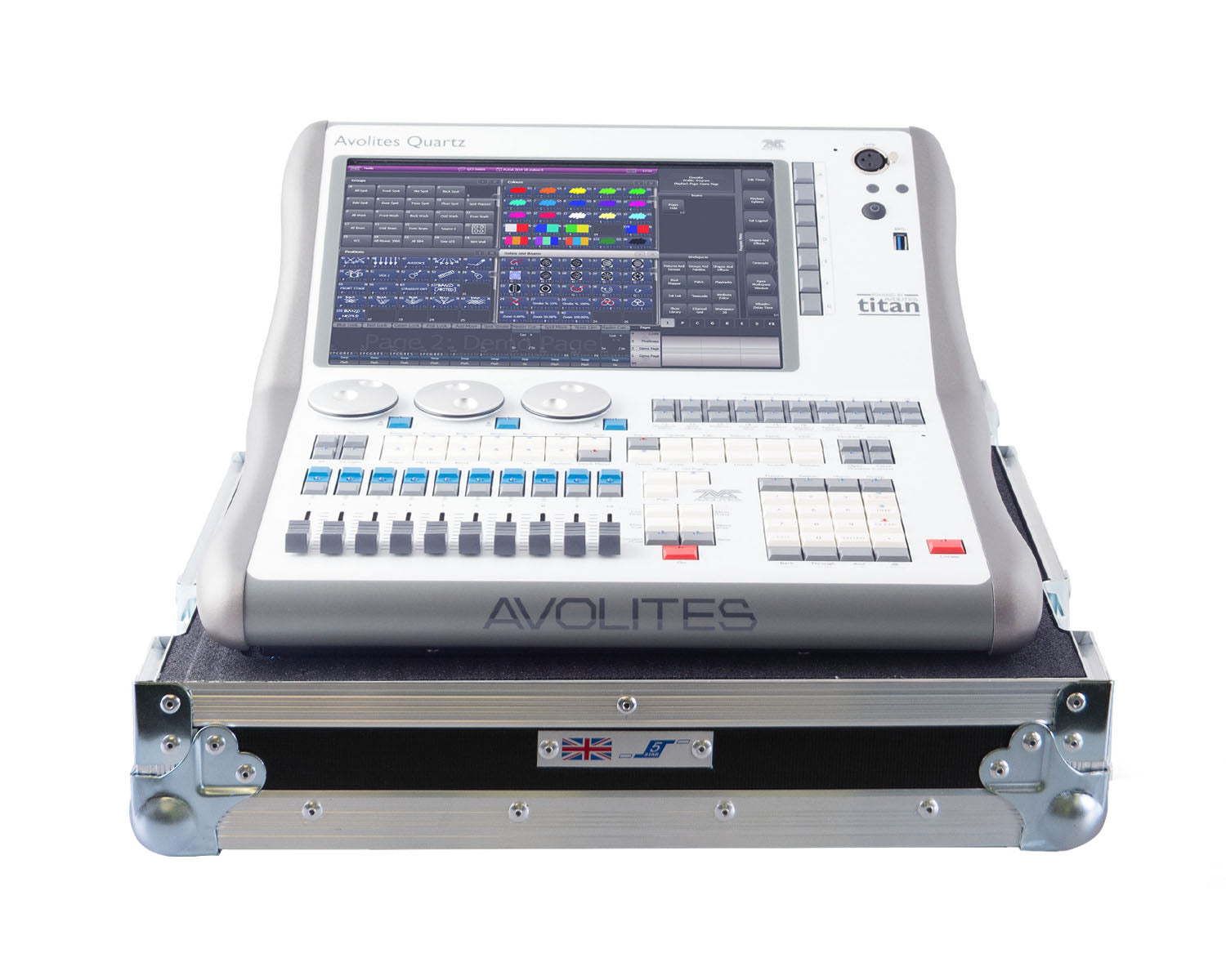 AVOQB - Avolites Quartz Console BUNDLE (Console Inc Cover and Flightcase and 1 Lamp) Image 2