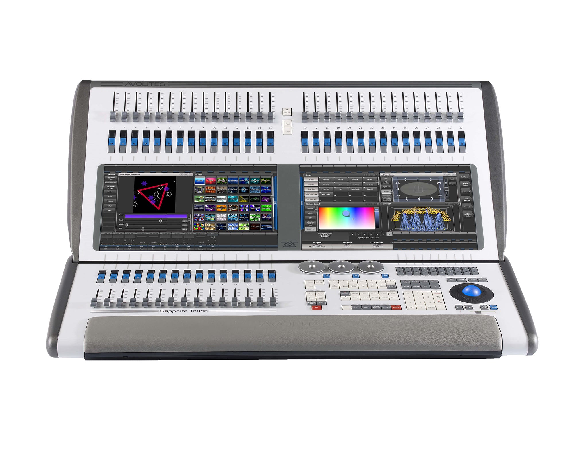 AVOST - Avolites Sapphire Touch Lighting Console with Titan Operating System Image 1
