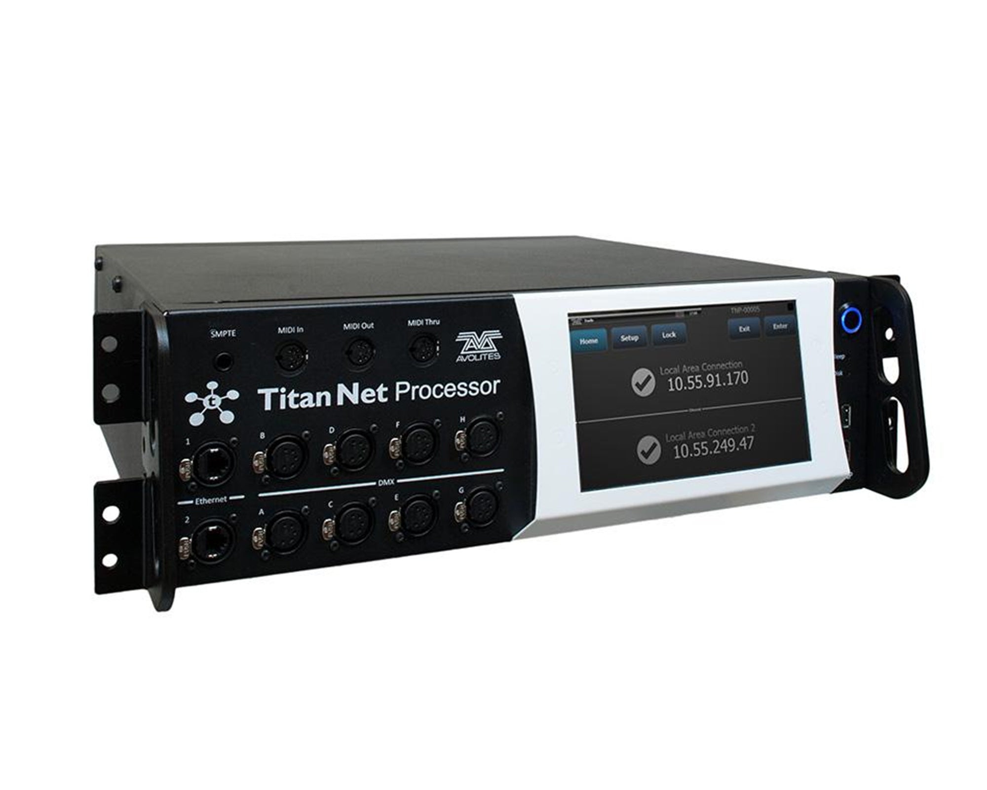 AVOTNP - Avolites Titan Net Processor 16 DMX Universe with 7inch Touchscreen Image 2