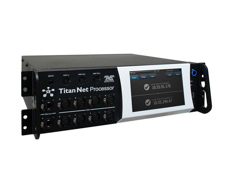 AVOTNP - Avolites Titan Net Processor 16 DMX Universe with 7inch Touchscreen Image 2