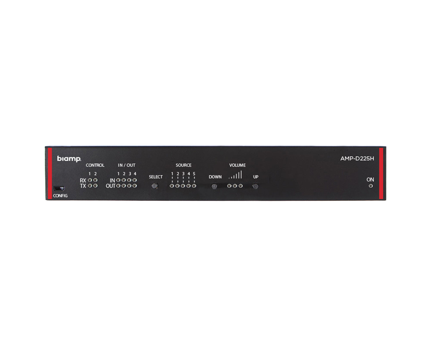 BIAAMPD225H - Biamp AMP D225H 2Ch Half Rack Class D Amplifier 2x35W @ 4ohm Image 1
