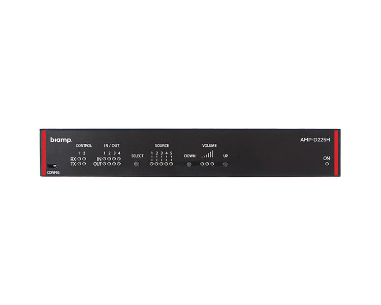 BIAAMPD225H - Biamp AMP D225H 2Ch Half Rack Class D Amplifier 2x35W @ 4ohm Image 1