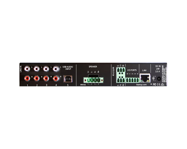 BIAAMPD225H - Biamp AMP D225H 2Ch Half Rack Class D Amplifier 2x35W @ 4ohm Image 2