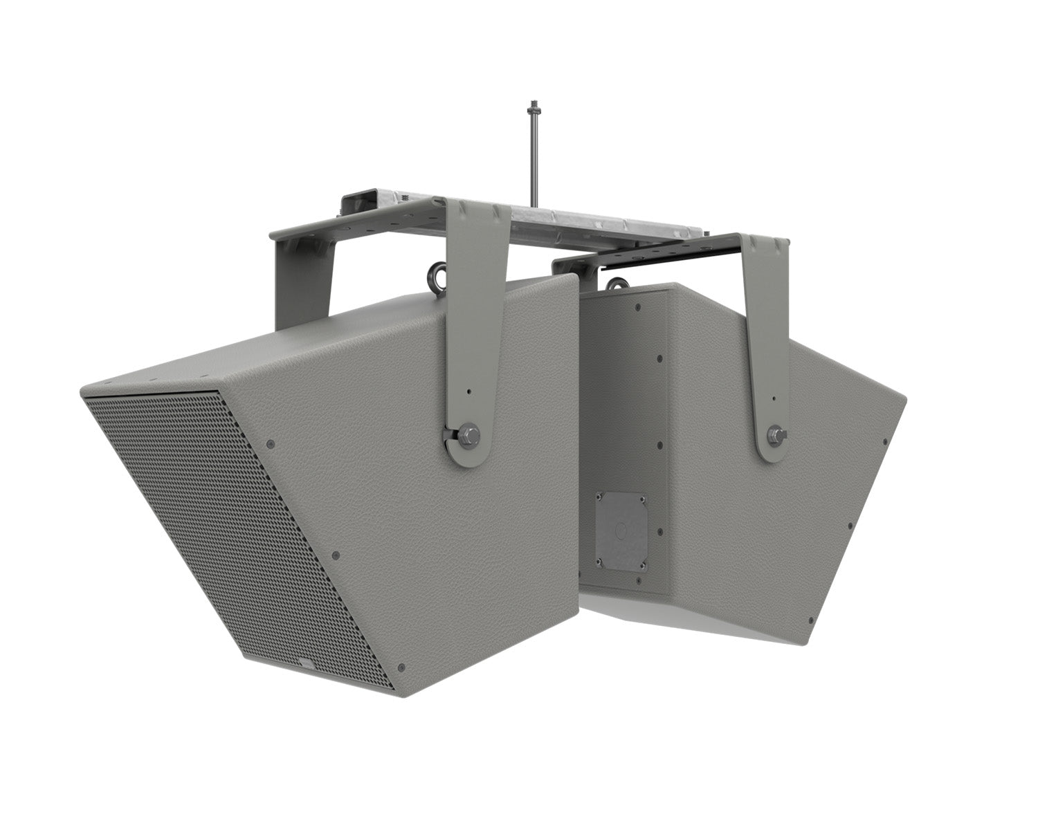 BIACCA80DGREY - Biamp CCA 80D Grey 3 Way Dual 8inch Horn Loaded Loudspeaker 100V Image 1