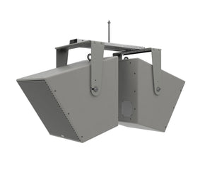 BIACCA80DGREY - Biamp CCA 80D Grey 3 Way Dual 8inch Horn Loaded Loudspeaker 100V Image 1