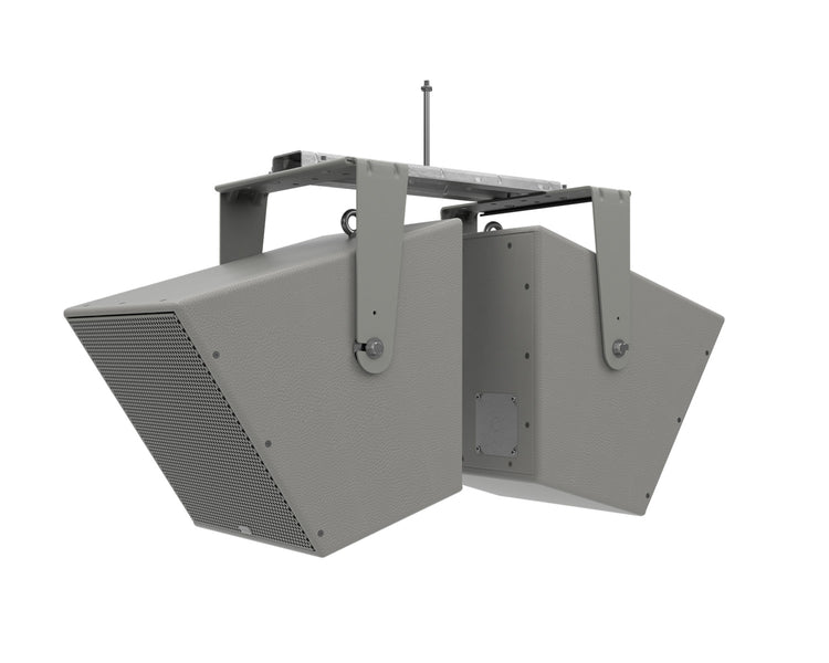 BIACCA80DGREY - Biamp CCA 80D Grey 3 Way Dual 8inch Horn Loaded Loudspeaker 100V Image 1