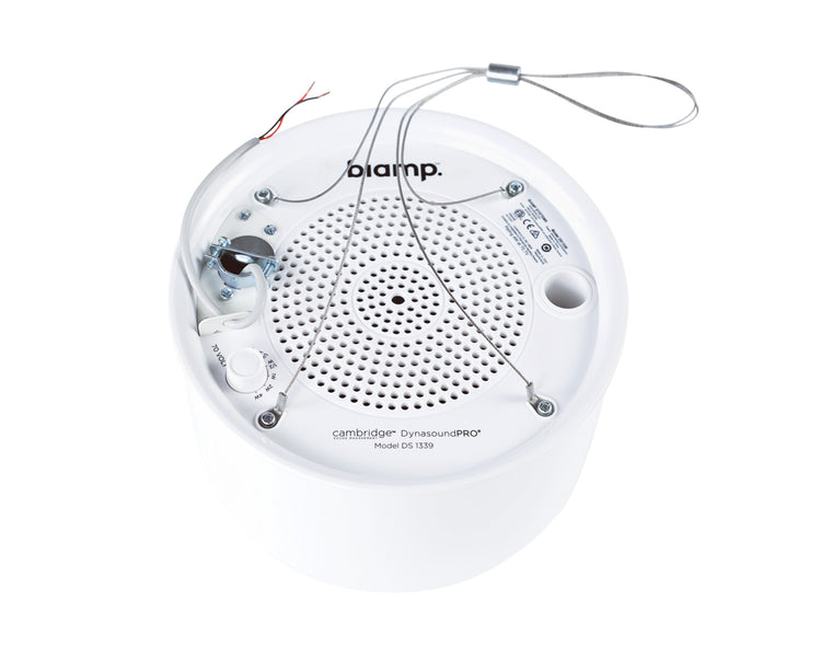 BIADS1339W - Biamp DS1339W 5.25inch Sound Masking Plenum Loudspeaker 70V White Image 1