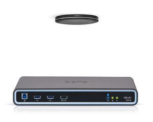BIADSCR25CXB - Biamp Devio SCR 25CX Conferencing Hub 1x SCR 25 and TCM XEX Black Image 1