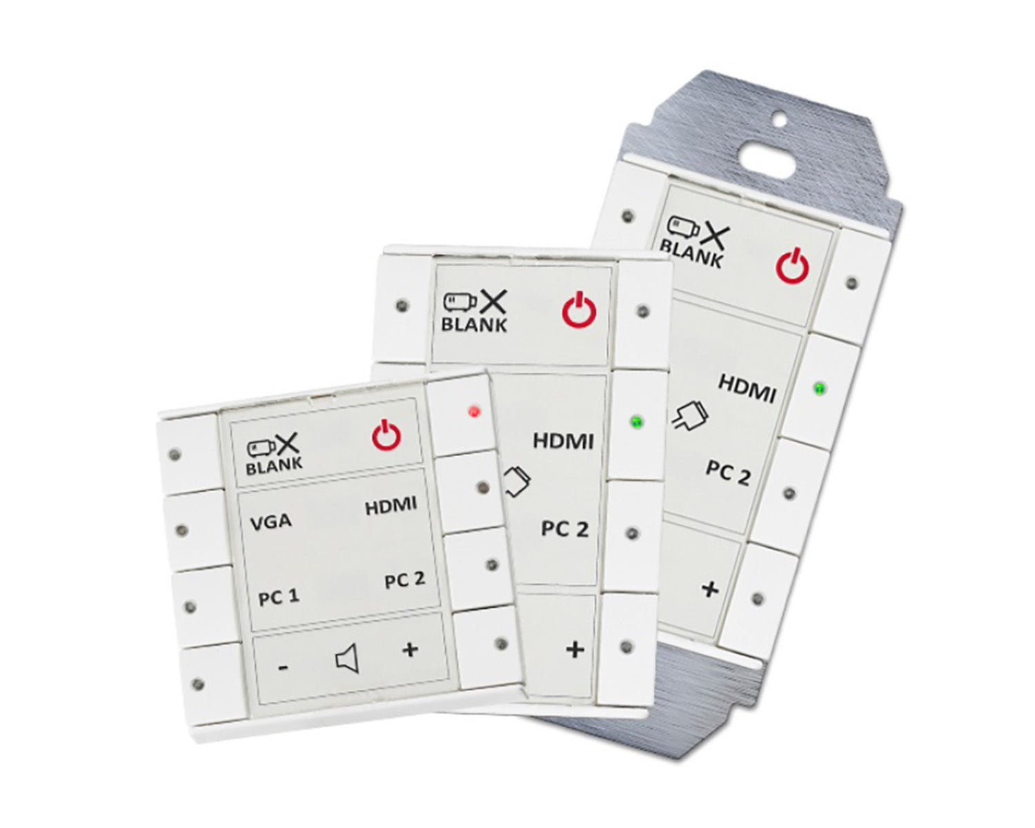 BIAECHOPW - Biamp Impera Echo Plus 8 Button Control Pad with Ethernet White Image 1