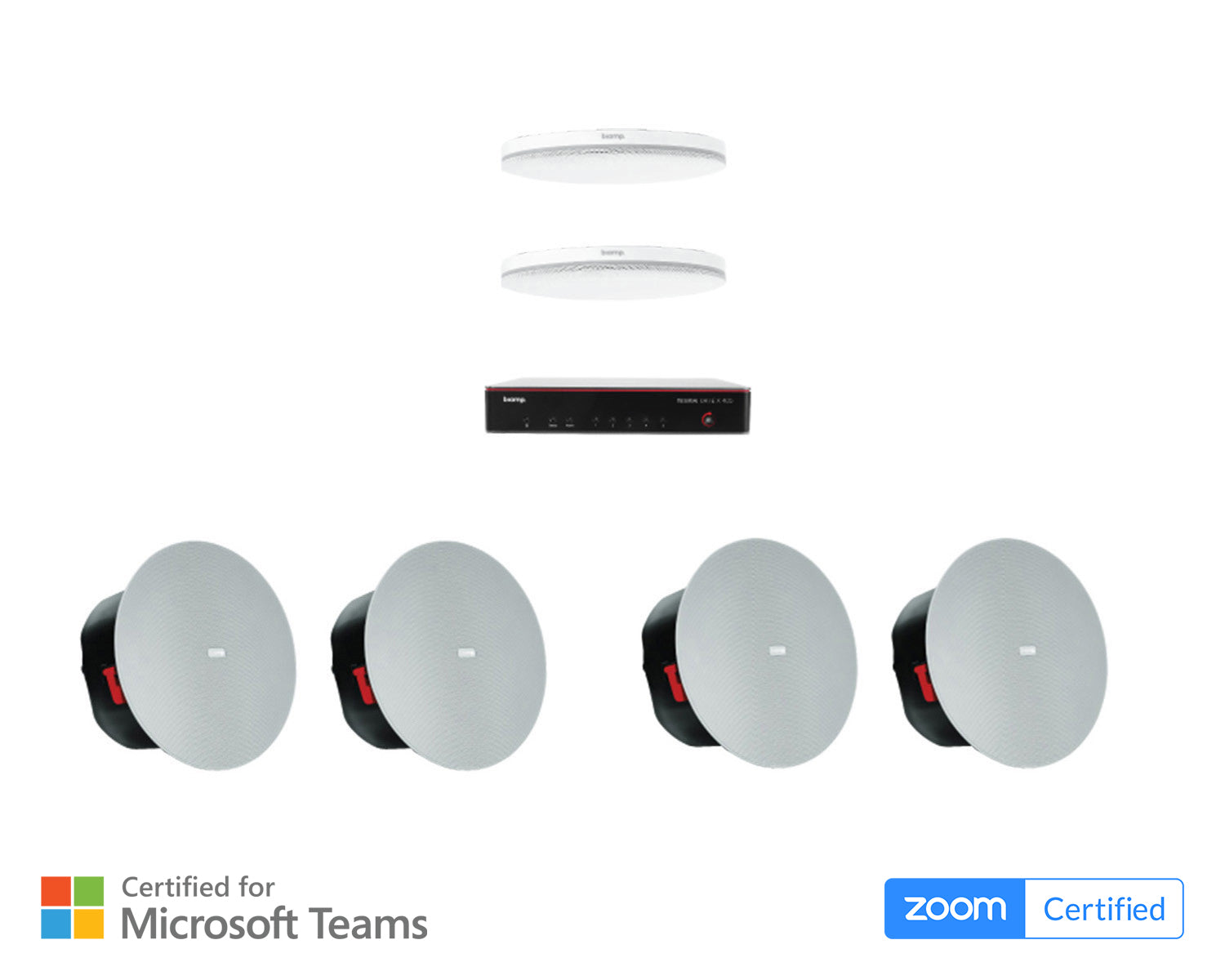 BIAMRBLXC - Biamp MRB L X400 C CIC6 Meeting Room Bundle with 4x C IC6 Speakers Image 1