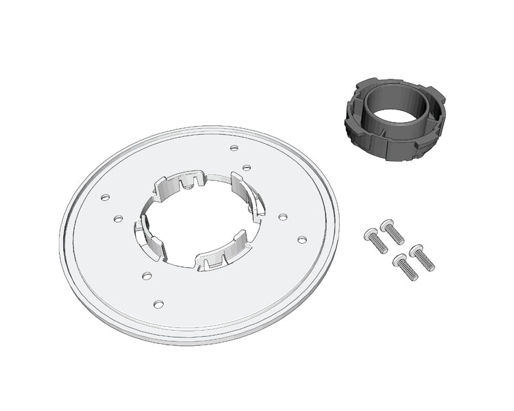 BIAPTCMXDKB - Biamp Parle TCMXDK Drywall Ceiling Plenum Attachment Black Image 1