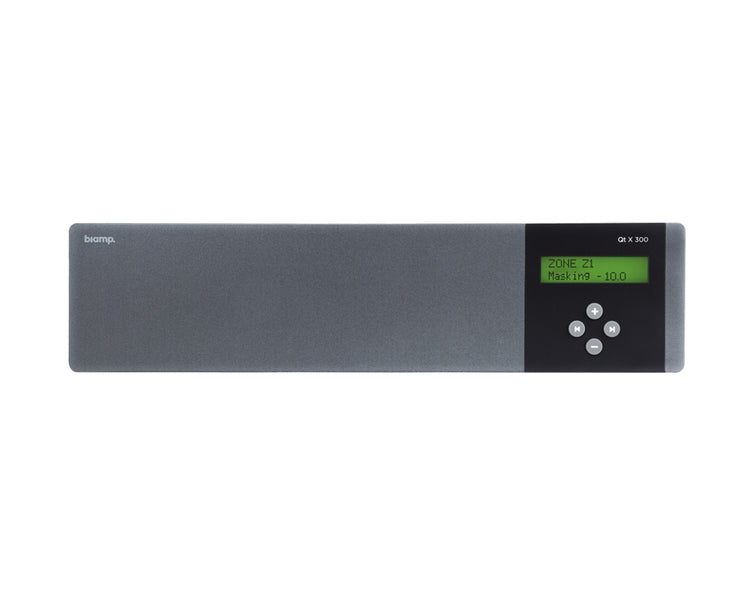BIAQTX300 - Biamp Qt X 300 3 Zone Sound Masking Control Module AVB 2U Image 1