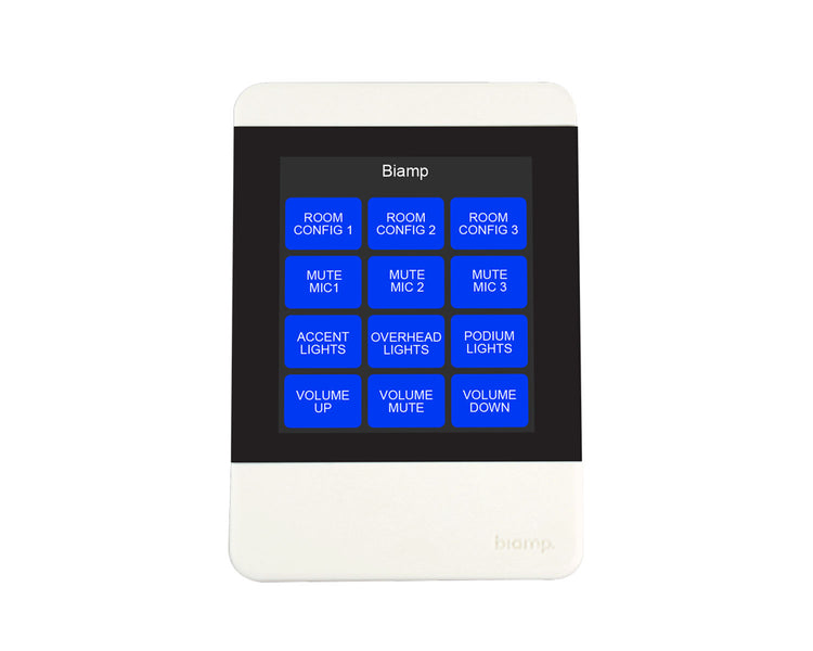BIATECX2000W - Biamp Apprimo TEC X 2000 Ethernet Control Pad White Image 1