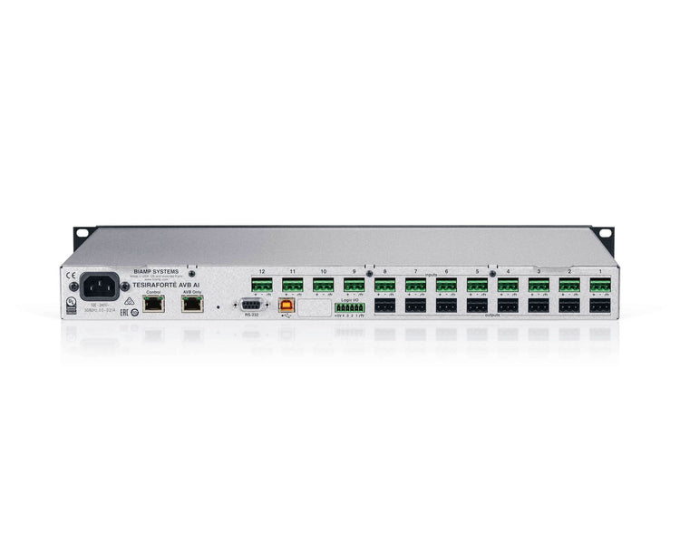 BIATSFAIAVB - Biamp TesiraFORTE AVB AI AVB Fixed I or O DSP 12in or 8out Image 2