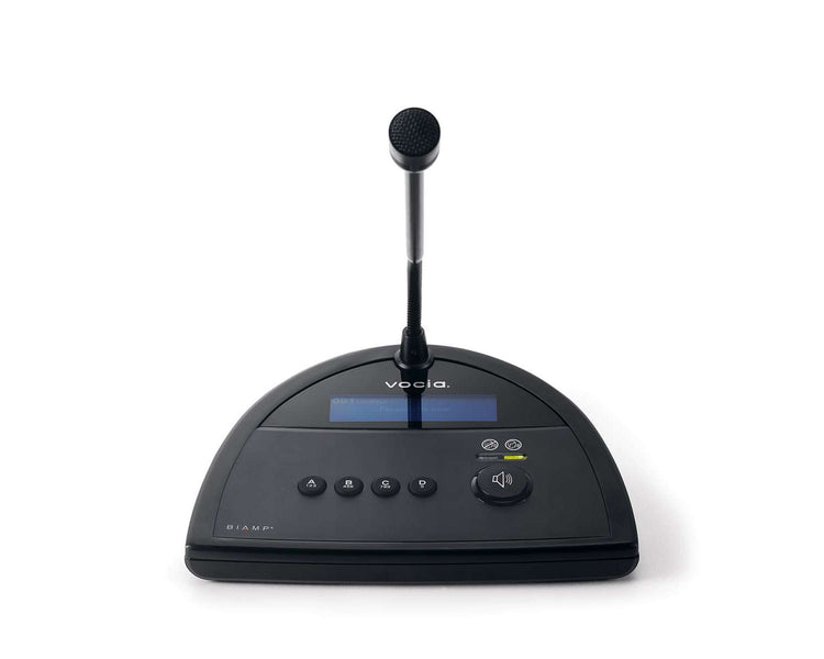 BIAVDS4 - Biamp Vocia DS 4 4 Button Desktop Paging Station Inc Gooseneck Mic Image 1