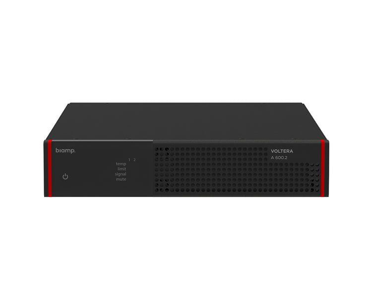 BIAVOLTA6002 - Biamp Voltera A 600.2 Compact Power Amp 2x300W Half Rack Image 1