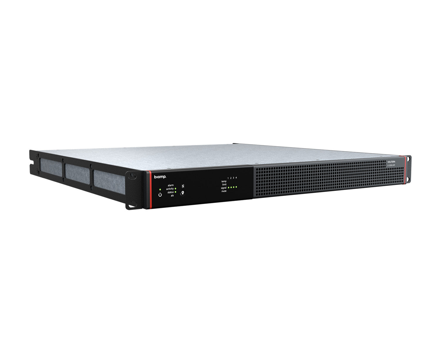 BIAVOLTD12004M - Biamp Voltera D 1200.4M Power Amplifier with DSP and Dante 4x300W 1U Image 2