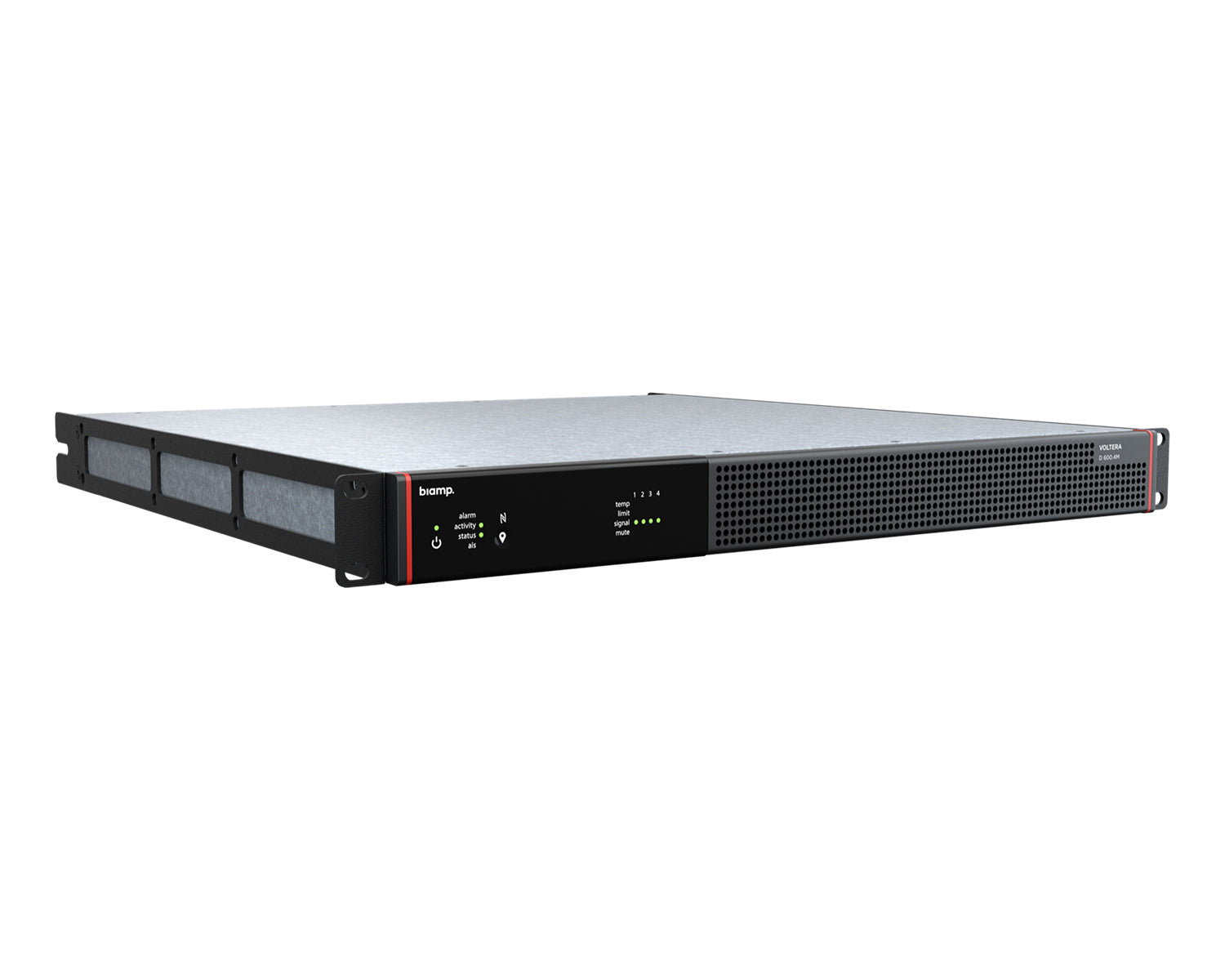 BIAVOLTD6004M - Biamp Voltera D 600.4M Power Amplifier with DSP and Dante 4x150W 1U Image 2