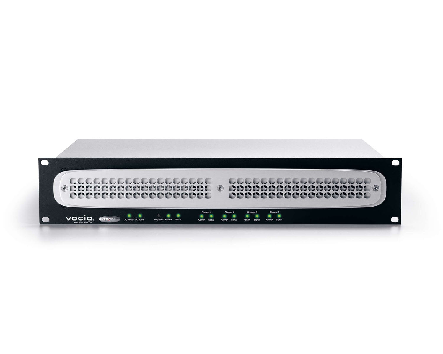 BIAVVA4300CV - Biamp Vocia VA 4300CV 4x300W Digital Network Amplifier 70 or 100v 2U Image 1