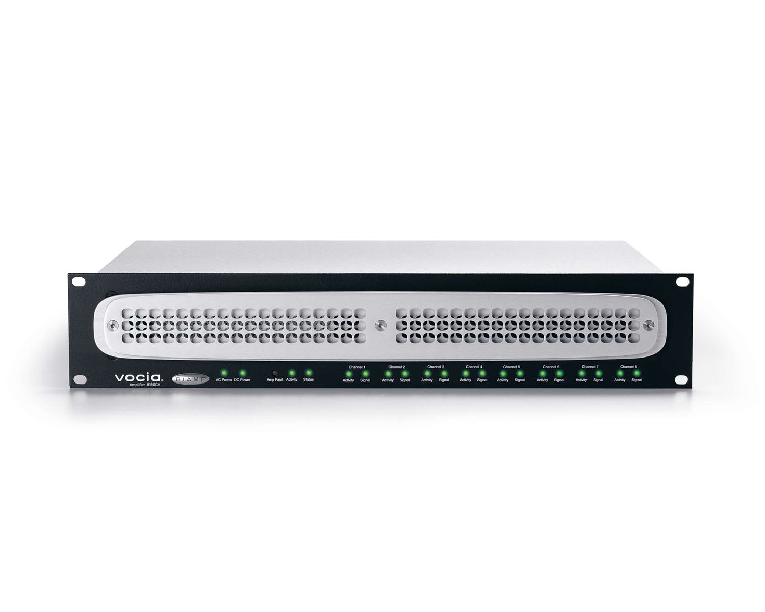 BIAVVA8150CV - Biamp Vocia VA 8150CV 8x150W Digital Network Amplifier 70 or 100v 2U Image 1