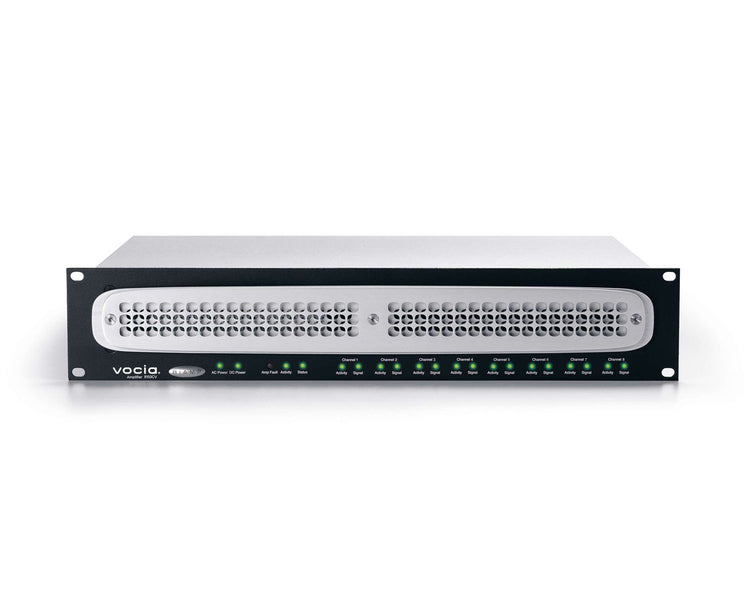 BIAVVA8150CV - Biamp Vocia VA 8150CV 8x150W Digital Network Amplifier 70 or 100v 2U Image 1