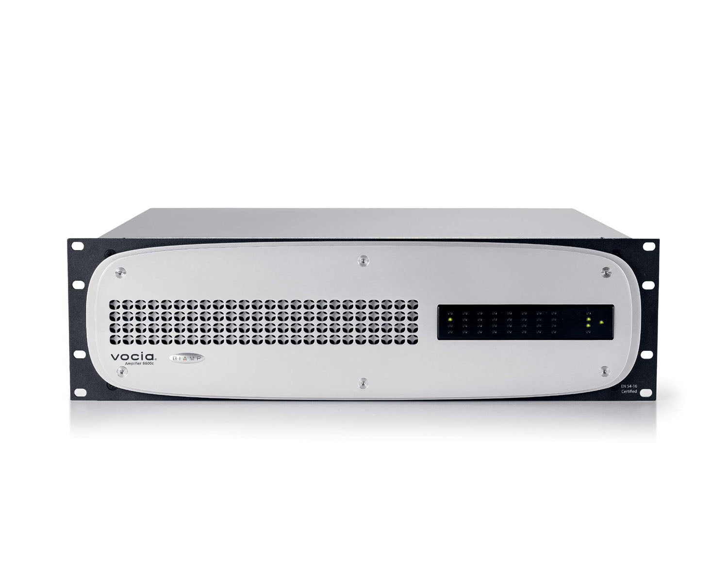BIAVVA8600C - Biamp Vocia VA 8600C 8x600W Digital Network Amplifier 70 or 100v EN54 3U Image 1