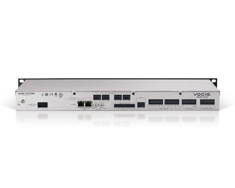BIAVVO4E - Biamp Vocia VO 4e 4 Chan Network Audio Output Expander with CobraNet Image 2