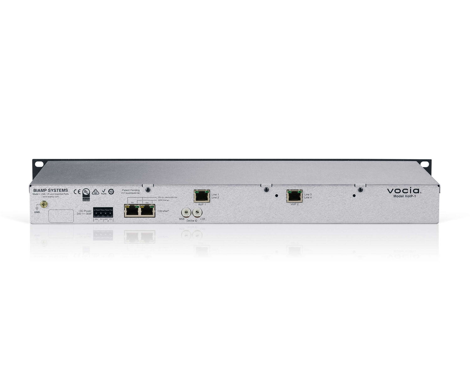 BIAVVOIP14 - Biamp Vocia VOIP 1 4 4 Line Voice Over IP Interface for Vocia Systems Image 2