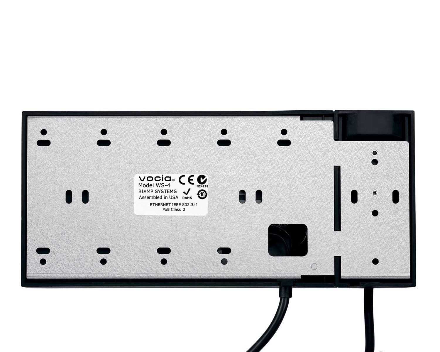 BIAVWS4 - Biamp Vocia WS 4 4 Button Wall Mounted Paging Station Inc Handheld Mic Image 2