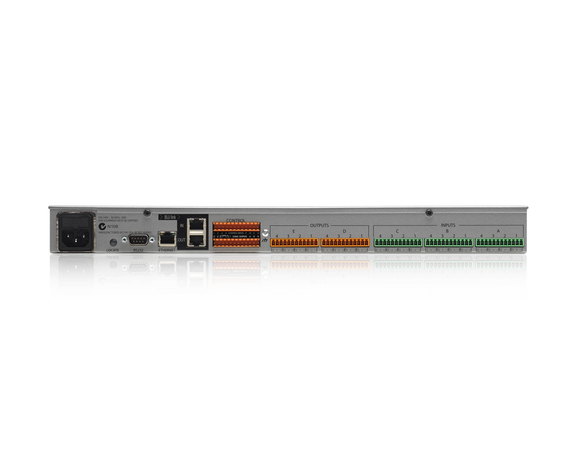 BSSBLU101 - BSS BLU101 Soundweb London  12 In or 8 Out 1U Fixed Image 2