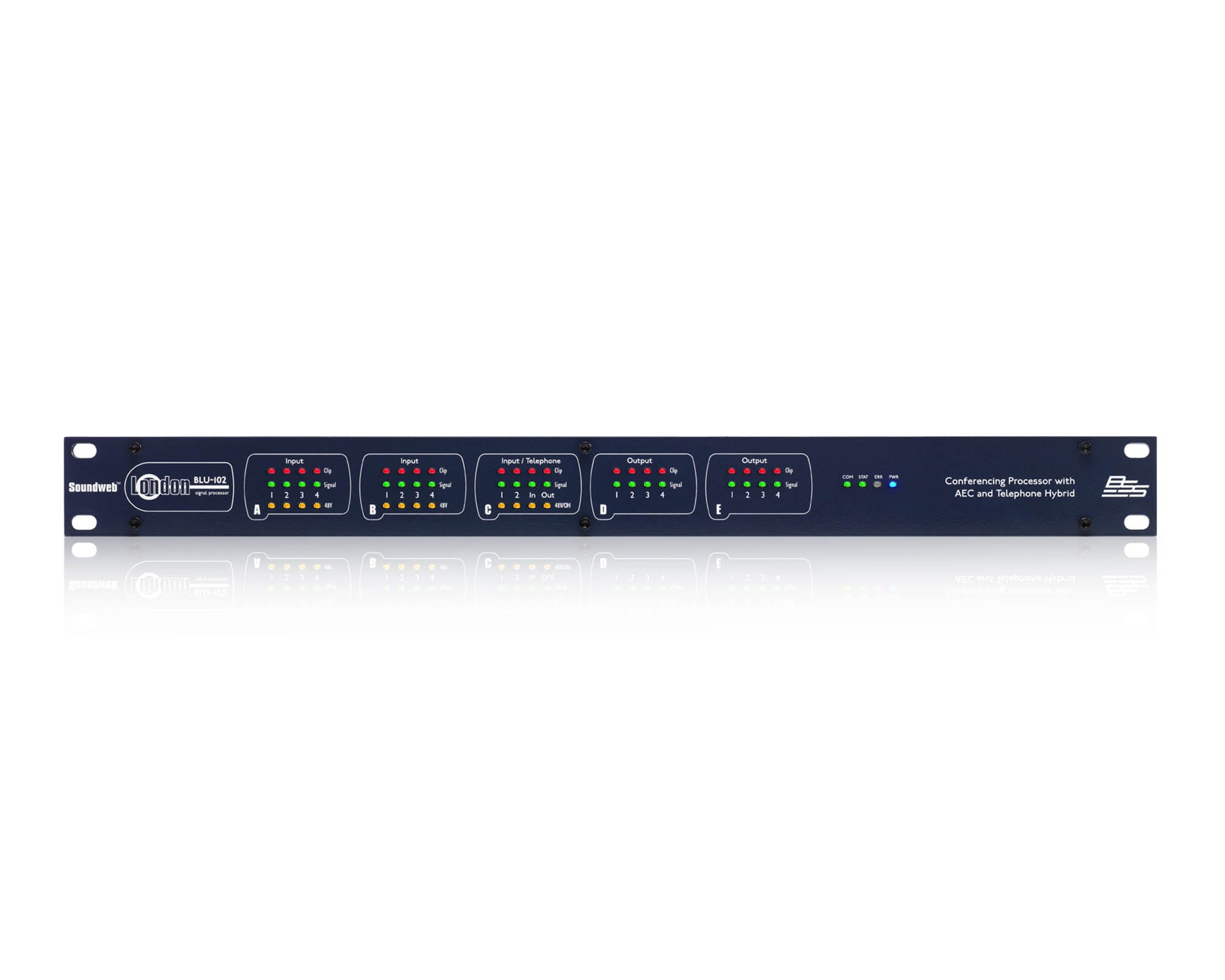 BSSBLU102 - BSS BLU102 Soundweb London  10 In or 8 Out and Telephone Hybrid Image 1
