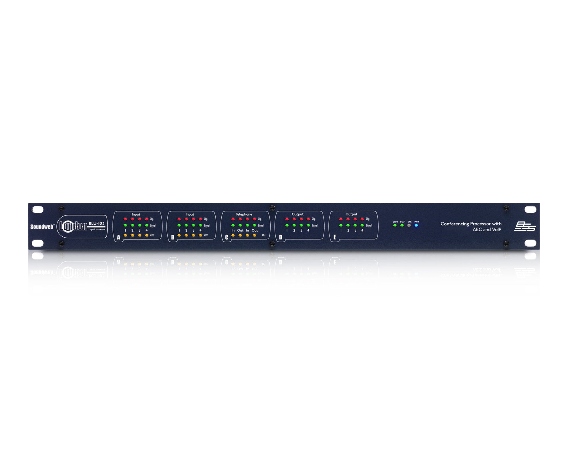 BSSBLU103 - BSS BLU103 Soundweb London  8 In or 8 Out 1U Fixed Image 1