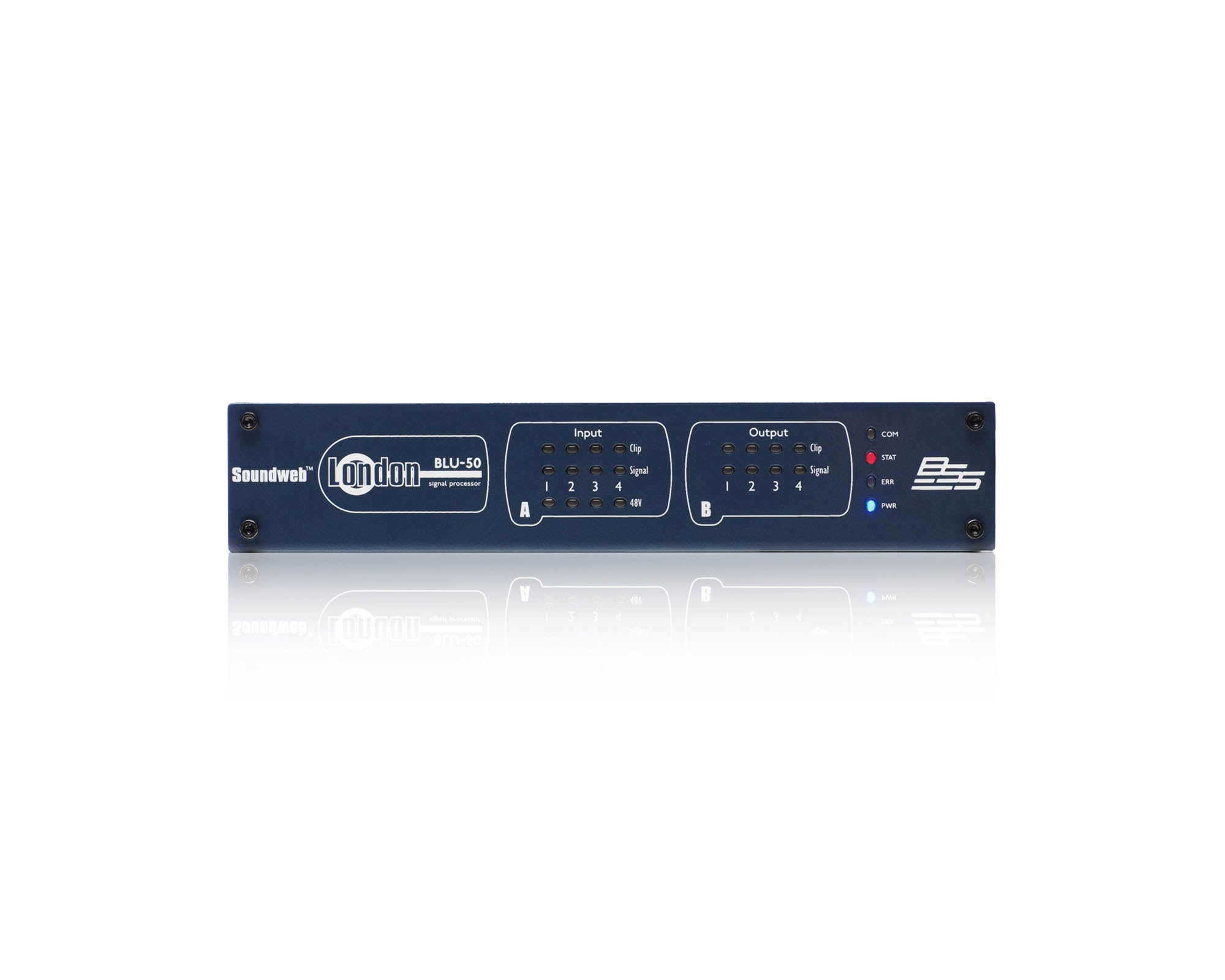 BSSBLU50 - BSS BLU50 Soundweb London  4 In or 4 Out 1U HALF Rack Image 1