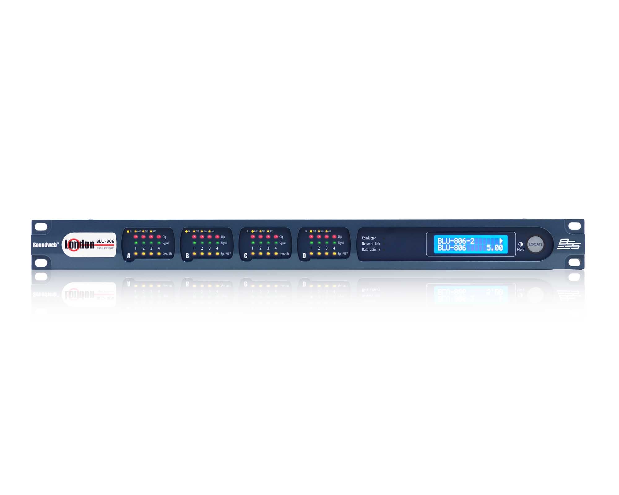 BSSBLU806C - BSS BLU806 (BLU800 with Dante Ports) Chassis Only 1U Image 1