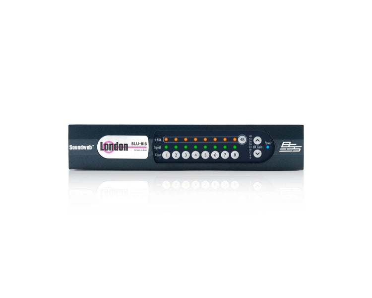 BSSBLUBIB - BSS BLU BIB Break In Box 8Ch Analogue In Half 1U Rack Exc Rack Kit Image 1