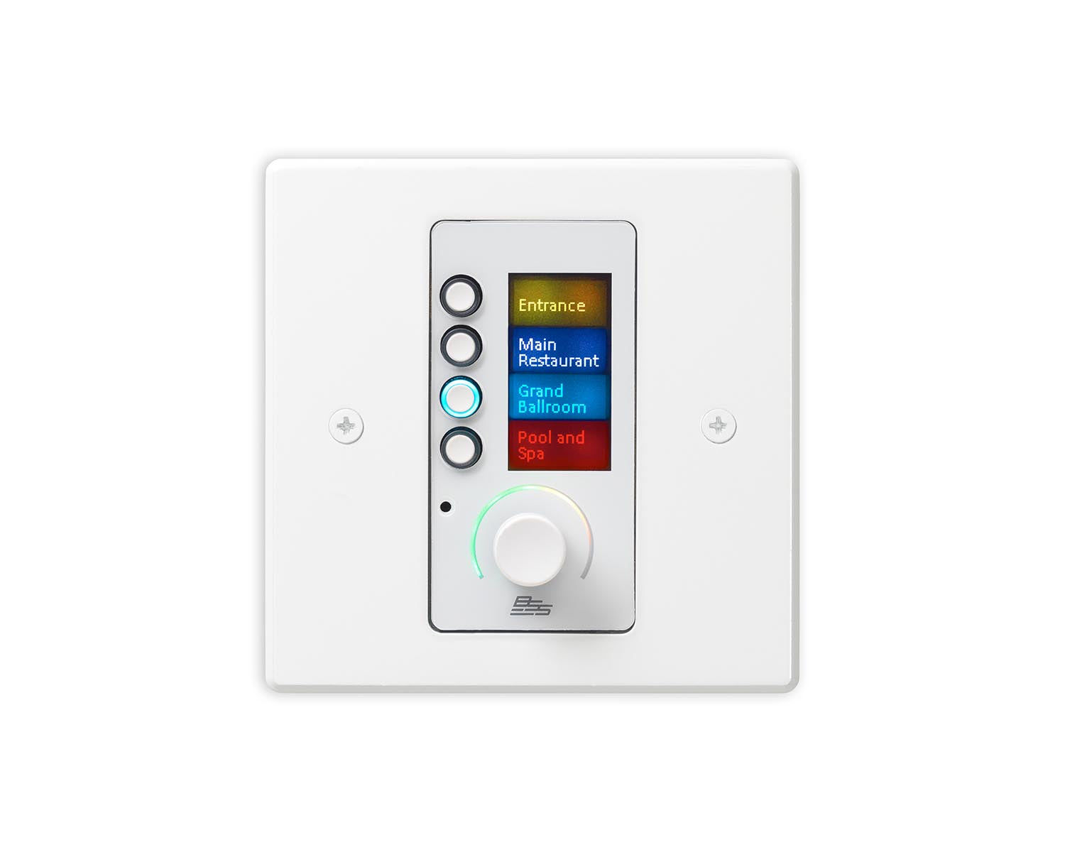 BSSEC4BVW - BSS EC 4BV Ethernet Controller 4 Buttons and Volume Control White Image 1