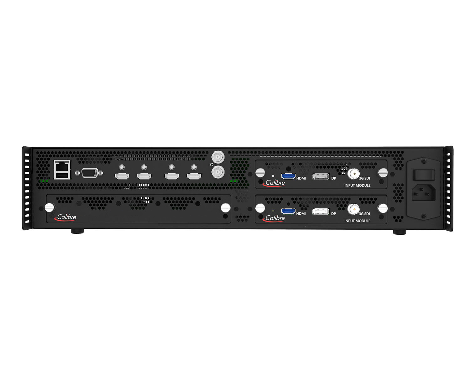 CALHQPRO1000 - Calibre HQPro1000 Scaler Switcher 2xHDMI and 2xHDMI or DP or 3GSDI Inputs 2U Image 5