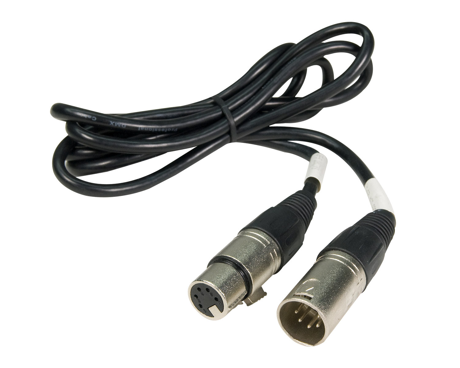 CHADC55 - CHAUVET DJ DMX Cable 5 Pin XLR Male to XLR Female 1.5m (5 foot) Image 1