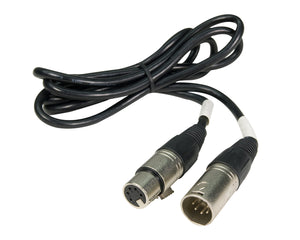 CHADC55 - CHAUVET DJ DMX Cable 5 Pin XLR Male to XLR Female 1.5m (5 foot) Image 1