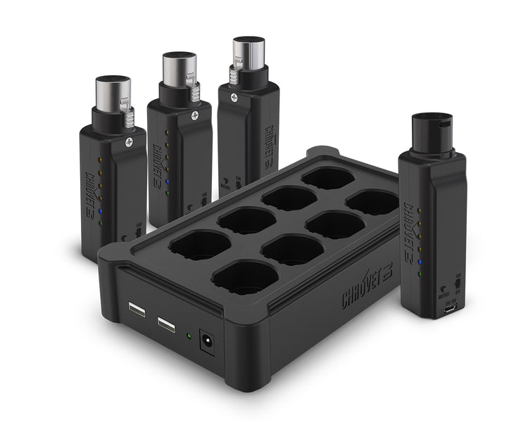 CHADFIXP - CHAUVET DJ D Fi XLR Pack Wireless DMX Pack (1x D Fi XLR TX or 3x D Fi XLR RX) Image 1